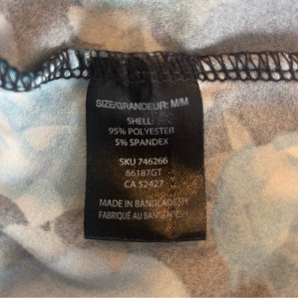 Lily Morgan Blue & Black Dark Floral Dress With Back Cut-Out EUC - Picture 10 of 11